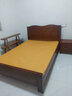 麦娅月实木床 胡桃木实木床中式双人床简约家用主卧婚床实木大床 胡桃木床+1柜+8cm乳胶棕垫 1500*2000mm框架款 实拍图