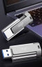 爱国者（aigo）32GB USB3.2 U盘 U332 背夹式 伸缩优盘 年轻双色好搭配 活力橙 实拍图