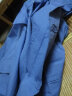 锦万泽 夏季工作服男女夏装薄款长袖套装工人劳保服车间工厂服定制 蓝色夏季短袖上衣 170 实拍图