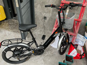 凤凰（Phoenix）电动自行车成人男女士锂电池电动车新国标小型助力电瓶车电单车 R3黑色【单速】20寸一体轮 10AH电动续航30公里 实拍图