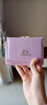 雅悦（YAYUE）女士钱包零钱折叠女短款日韩简约可爱迷你学生小钱包卡位 猫咪-紫色 晒单实拍图