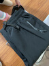 浪莎加绒运动冲锋裤女秋冬款情侣修身直筒休闲长裤跑步防风女裤子加厚 实拍图