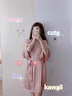俞兆林（YUZHAOLIN）睡裙女夏冰丝中短款吊带睡裙薄款性感夏天女士百搭睡衣家居服 NSXER-2287香槟【单件吊带裙】 L （建议100-120斤） 实拍图
