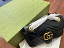 古驰（GUCCI）女包 Marmont马蒙牛皮链条单肩包GG酷奇经典斜挎包包女士 mini 裸色/奶茶 16.5cm 酷奇女包 七夕情人节礼物 实拍图
