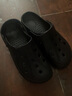 骆驼秋季新款洞洞鞋凉拖沙滩鞋男女情侣款 A12253O3037，黑色，男 46 （45-46可穿） 实拍图