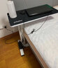 典屹（DIANYI）床上笔记本电脑桌移动升降懒人桌折叠桌办公床边书桌家用桌子饭桌 全白可折叠款 实拍图