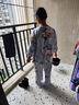 隽燕飞妈妈棉绸睡衣女夏季薄款长袖冰丝中老年人家居服夏天女装绵绸 【瞬间凉感】3153芋紫玫瑰 2XL 实拍图