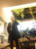 弗朗西保罗（FULANLE PAULO）呢大衣男长款过膝风衣呢子羊毛西装大码宽松秋冬商务毛呢中长外套 17831-藏青【偏大一码】 厚款 长款 175/L 实拍图