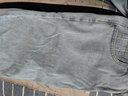 椋釉牛仔裤男秋季冬款宽松直筒长裤新款九分百搭男士裤子男休闲裤男 黑色+浅蓝 2XL （140-155斤可穿） 实拍图
