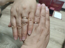 卡地亚（Cartier）戒指男女同款3.6毫米宽LOVE结婚婚戒情侣对戒 生日礼物送女友老婆 B4085200 18K玫瑰金色 60 实拍图