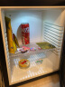 奥达信（HOMESUN）奥达信Homesun家用酒店客房小冰箱桌面小户型玻璃门迷你电冰箱卧室冰箱存放冷藏电竞冰箱 BCG-28A（24L静音3.0） 实拍图