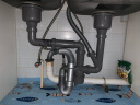 欧琳（OULIN） 水槽下水器 下水管套装 水槽下水配件 落水系统 PP下水套装 C套餐14双+14双+40排水管 实拍图