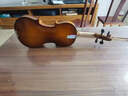 红棉（Kapok）实木小提琴V188初学者入门学校乐团推荐学生儿童成人练习琴男女生 1/2 【初学启蒙】身高130-140cm 实拍图