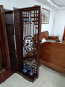 柒妖捌美家 QY BA MEI JIA中式屏风隔断玄关置物架书架装饰柜简约现代可移动木质多层板座屏 高200长100宽30 实拍图