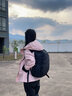 贝依美轻便双肩包女士新款时尚男运动登山包大容量徒步旅行背包旅游书包 黑色 小号 实拍图