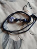 古语今风 青花瓷吊坠挂件中国风毛衣链长款民族风项链复古挂饰配饰装饰品女 月色 链周长86cm长短可调节 实拍图