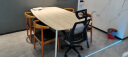 曲森（QUSEN） 办公会议桌长条椭圆形简约现代小型工作接待培训室4-8人桌椅组合 长2.0米宽1.1米高0.75米 实拍图