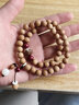 建禄桃木紫金朱砂手串珠女士手链本命年首饰品母亲生日礼物送老婆妈妈 莲花菩提子双层桃木手串 实拍图