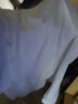 古泽鲨（GUZESHA）新款小圆领港风宽松纯棉纯色短袖打底衫T恤白色体恤半袖多色衣服 白色 2XL（165-185斤） 实拍图