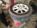 乾仕通适用于丰田花冠致炫威驰雅力士致享轮毂改装胎龄铝钢圈原装替换型 15英寸 银色涂装  5102 实拍图