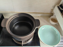 爱仕达（ASD）【商超同款】陶瓷煲甄陶Ⅲ砂锅家用汤煲炖锅耐热高汤煲中药煎锅 3.5L 青羽色浅汤煲 RXC35B3Q 实拍图