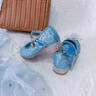 蓓然美（BeiRanMay）爱莎公主鞋夏女童2025儿童水晶鞋子艾莎公主鞋小女孩生日高跟鞋 浅蓝色 27 /鞋内长17.5cm 实拍图