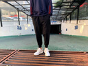 雅鹿休闲裤男秋季男士宽松夏季透气裤子男生束脚小脚冰丝薄款九分长裤 灰色束脚 XL 推荐135-150斤 实拍图