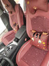 翰静 四季通用汽车座套全包围小车卡通汽车坐垫座椅套适用于 卡通咖啡色 大众朗逸速腾CC探岳途岳宝来ID3 实拍图