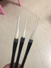 汝阳刘蒙氏羊毫初学者羊毫毛笔套装(3支组合)书法毛笔字入门绘画大中小白云 实拍图
