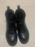回力官方马丁靴男靴秋季皮面防水厚底增高工装靴黑色靴子男 43加绒 实拍图
