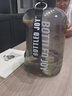 BOTTLED JOY吨吨桶学生水杯大容量健身杯男女运动水壶户外便携杯子网红大肚杯 王一博黑色*Tritan 2.5L 实拍图