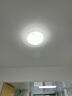 美的（Midea） LED阳台灯感应吸顶灯过道走廊阳台灯温馨现代简约灯具圆形全白 12W雷达感应26CM直径 实拍图