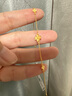 喜上眉梢足金999重工古法金珠散珠3D硬金光面磨砂黄金转运珠圣诞节礼物女 1.4g【4mm重版光珠七颗】 实拍图