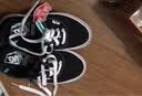 VANS范斯官方 升级款Comfy Authentic舒舒服服缓震经典帆布鞋 黑色 36 实拍图