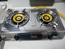 金钻皇冠（Golden Diamond crown）【60厘米小尺寸】小型台式煤气灶双灶大火力燃气灶家用老式液化气灶不锈钢石油气炉天然气灶打火灶 71cm镜面全铜炉头款 【瓶装液化气】 实拍图