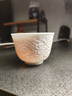蕉夏景德镇十二生肖主人杯单杯高端功夫茶杯子素烧陶瓷茶具白瓷建盏杯 生肖-虎 实拍图