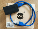 SSU速速优  MINIPCI-E  X1延长线 pcie3.0无线网卡扩展x1 x4 声卡转接线 PCI-E X1转X4双口 线长0.6米 实拍图