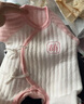 贝瑞加（Babyprints）宝宝秋冬连体衣婴儿加厚保暖内衣可爱爬服护肚夹棉衣服 粉66 实拍图