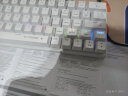 e元素 Z-11机械键盘 小型61键热插拔双色拼色键盘 笔记本电脑办公便携发光键盘有线 全白63键三模RGB【茶轴】 实拍图