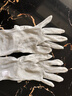 皮尔卡丹防晒手套女夏薄长款蕾丝户外开车防嗮紫外线冰丝袖套遮阳冰袖护臂 A款全指-浅咖色 实拍图