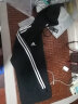 阿迪达斯（Adidas）外套男户外休闲时尚舒适防风夹克跑步透气运动服 TR30J5-CBW 黑色连帽夹克 XL 实拍图