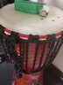 丛林部落非洲鼓 儿童初学者入门成人演奏打击乐器山羊皮非洲鼓 手鼓乐器 小10优雅彩绘+配件 实拍图