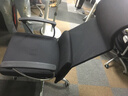 希比希 办公椅午休椅可躺椅午睡165度电脑椅夏季懒人多功能人体工学老板 黑色\带脚托\铝合金脚 实拍图