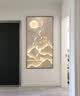 墨派（Mopai）【热销TOP1】玄关装饰画竖版现代简约走廊过道背景墙壁画入户挂画 柿柿如意 80*160cm晶瓷+铝合金边框 实拍图