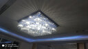 星光耀程大气led水晶灯长方形客厅灯现代简约餐厅吸顶灯卧室灯酒店可定制非标工程灯大厅灯具1609 100*80送三色光LED 实拍图