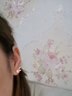沉鱼落雁（ARFISH）萌趣小兔耳钉女士耳环耳饰品生日礼物送女友老婆走心实用纪念 萌兔珍珠耳钉-玫瑰金色+证书 实拍图