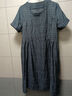 衣典零一（LEDIALYI）2026夏季女装新款休闲气质宽松显瘦遮肚中年连衣裙小个子裙子夏天 灰色 M （建议90-115斤） 实拍图