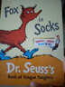 Dr. Seuss 苏斯博士 Fox in Socks 穿袜子的狐狸儿童纸板书 低幼适龄版送音频 实拍图