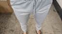 雅鹿【2条装】休闲裤男夏季薄款男士透气束脚小脚冰丝速干裤子九分裤 灰色束脚+灰色小脚 L 【推荐体重90-110斤】 实拍图