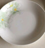 华光泡面碗汤碗碟盘 筷勺 盘碟碗厨具套件 中式骨瓷家用餐具 白玉兰 8英寸平盘 实拍图